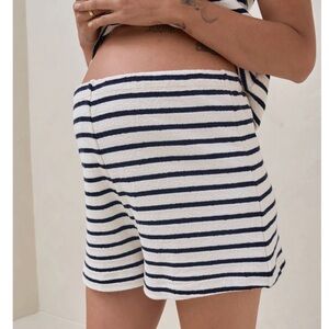 Bae. The Label Kindred Striped Maternity Shorts
